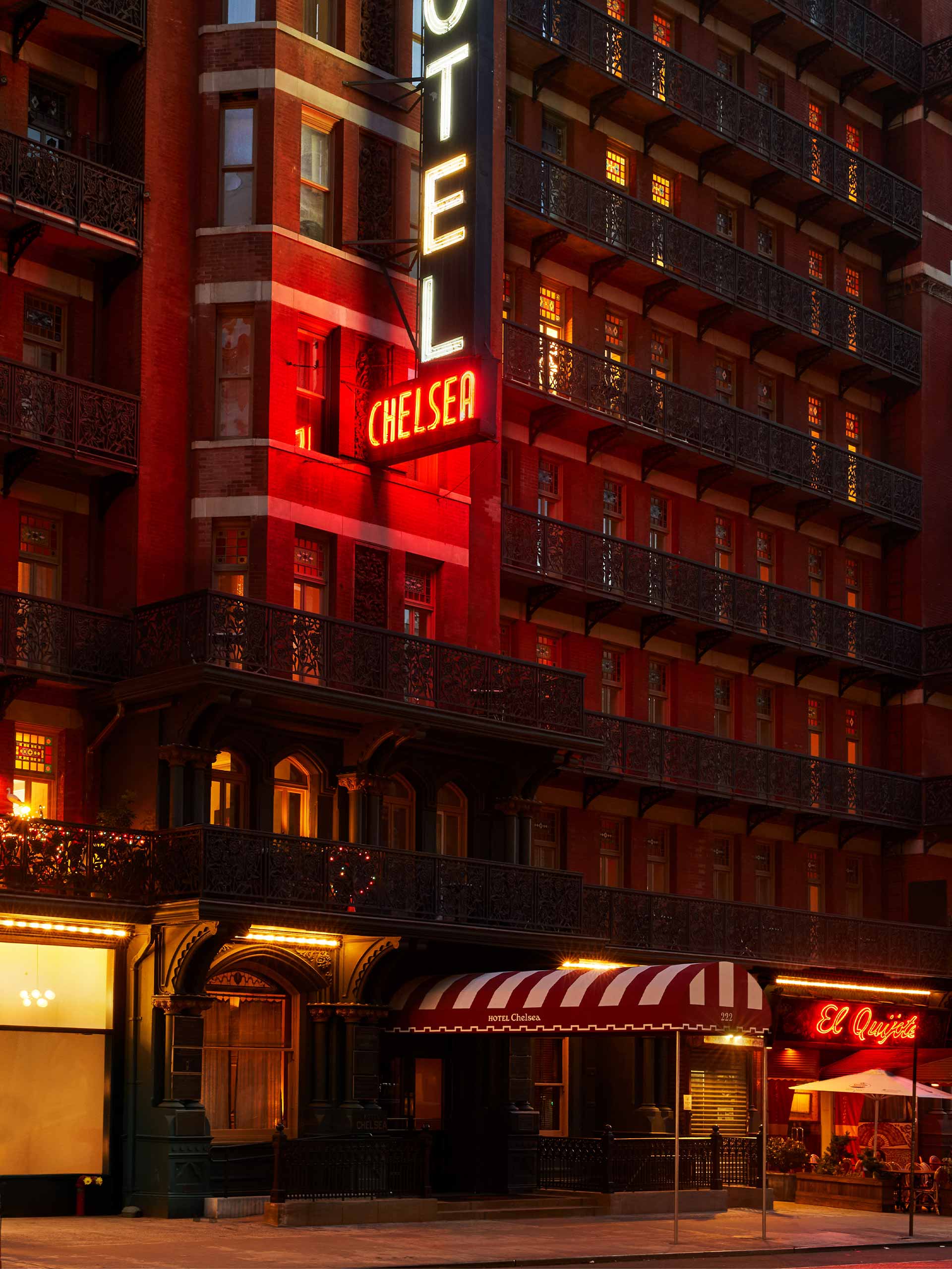 hotel-chelsea-facade The Hotel Chelsea. Image: Annie Schlechter